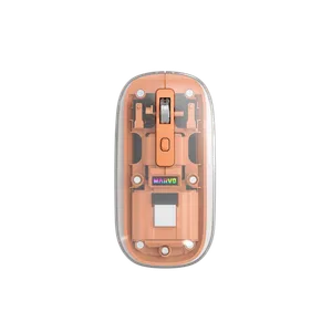 Bežični miš Marvo Prism B10 M810W - Transparentni narandžasti