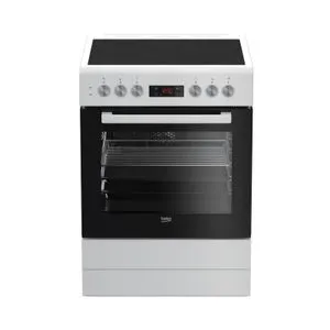 Beko FSM67320DWS Električni šporet, Multifunkcionalna rerna, Staklokeramička ploča, Širina 60 cm