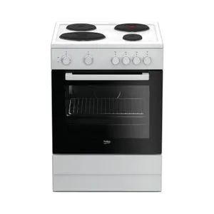 Beko FSS 66001 GW Električni šporet sa konvencionalnom rernom, Širina 60 cm