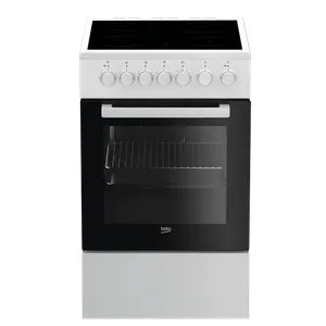 Beko FSS57100GW Električni šporet, Staklokeramička ploča, Konvencionalna rerna, Širina 50cm