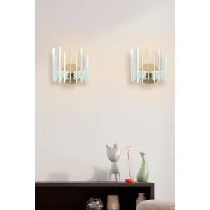 Bela zidna lampa 207-ZB2