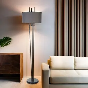 Belen Crni Lambader sa Tamno Sivim Abajurima