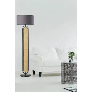 Belinda Siyah Silindir Koyu Gri Lambader Black
Grey Floor Lamp