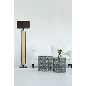 Belinda Siyah Silindir Siyah Lambader Rattan
Black Floor Lamp