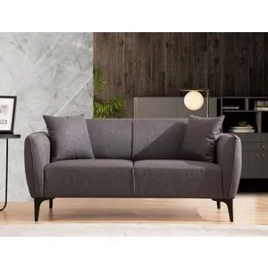 Belissimo - Dark Grey Dark Grey 2-Seat Sofa