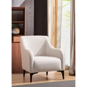 Belissimo - Off White Off White Wing Chair