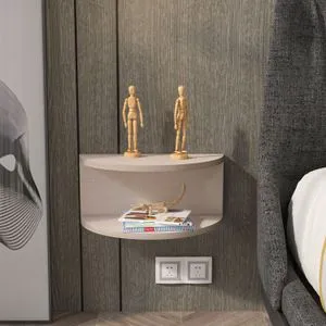 Bella - Beige Beige Nightstand