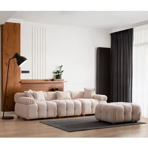 Bellini - Cream Cream Corner Sofa