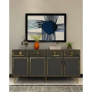 Belly KB150 - Antracit, Zlatni Konzol