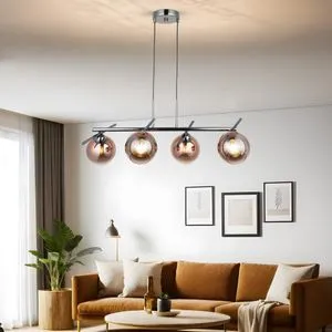 Bena - 87-04-L Cobalt Chandelier