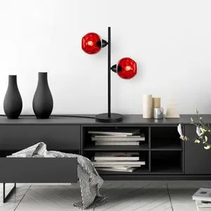 Benek - Crna i Crvena Stočna Lampa