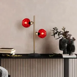 Benek - Crvena i Zlatna Stočna Lampa