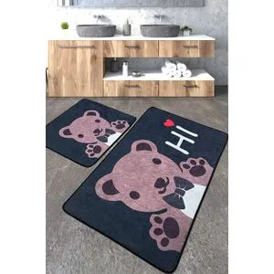 Bera Multicolor Bathmat Set (2 Pieces)
