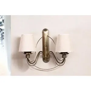 Berfin - 7758-2AP Zlatna Kremna Zidna Lampa