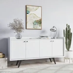 Bergen White Console