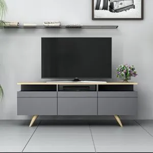 Berlin 150 - Anthracite Anthracite
Oak TV Stand