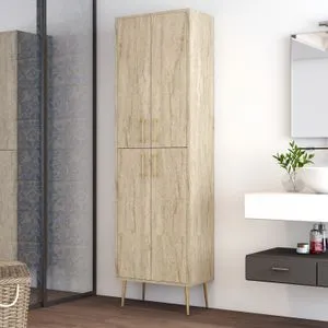Berlin A - Travertine Travertine Multi Purpose Cabinet