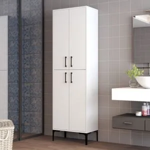 Berlin A - White White Multi Purpose Cabinet