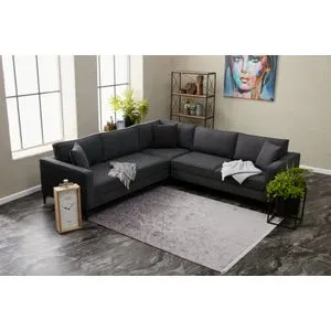 Berlin - Anthracite, Black AnthraciteBlack Corner Sofa