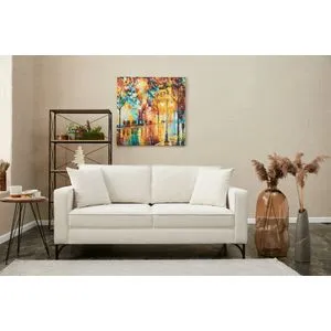 Berlin - Cream, Black Cream
Black 2-Seat Sofa