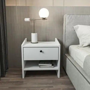 Berlin - White White Nightstand