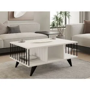 Bert - White White Coffee Table