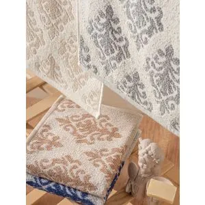 Bertel Asorti Beige
Blue
Grey Hand Towel Set (4 Pieces)