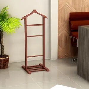 Beta Single - Walnut Walnut Valet Stand