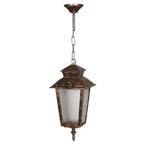 BFE-68211-BKR Brown Outdoor Chandelier