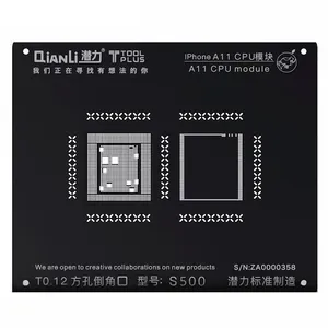 BGA sito Qianli ToolPlus 3D iBlack CPU modul za Iphone 8G A11 S500