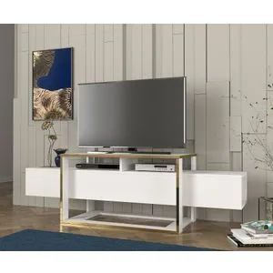 Bianco - White, Gold White
Gold TV Stand