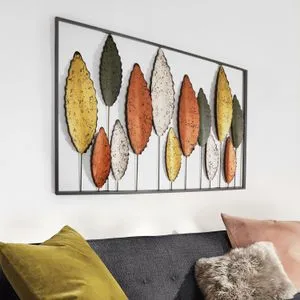 Bilgen -4 Multicolor Decorative Metal Wall Accessory