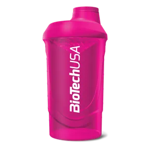 BioTech USA Šejker Wave 600 ml Rozi