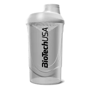 BioTech USA Šejker Wave 600 ml Transparentni