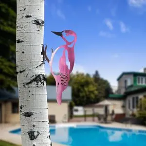 Bird on the branch 21 Multicolor Decorative Garden Object