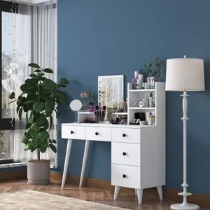 Bj101 - 2293 White Make-Up Table