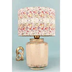 BK043 Ecru Table Lamp