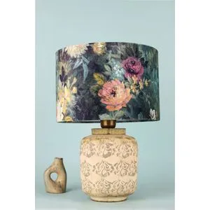 BK049 Ecru Table Lamp