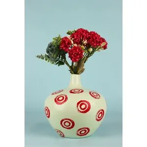 BK060 Ecru Decorative Pot