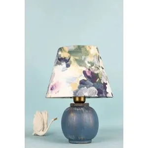 BK064 Navy Blue Table Lamp