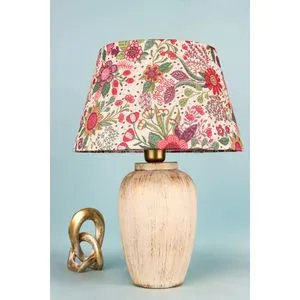 BK089 Ecru Table Lamp