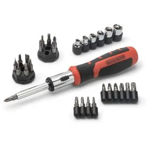 Black & Decker  Odvijač Sa Račnom + Set Nastavaka BDHT0-62130V