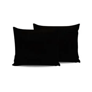 Black Black Pillowcase Set (2 Pieces)