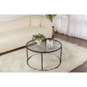Black-Grey-80 Black Coffee Table