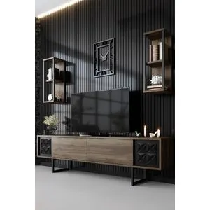 Black Line - Walnut, Black Walnut
Black TV Unit