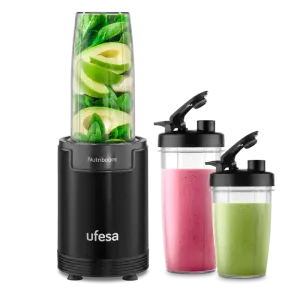 Blender Ufesa Nutriboom - Sivi sa 3 Posude i Snagom od 900W