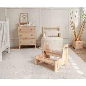 BLTYZ-AKTV035 Oak Kid's Step Stool