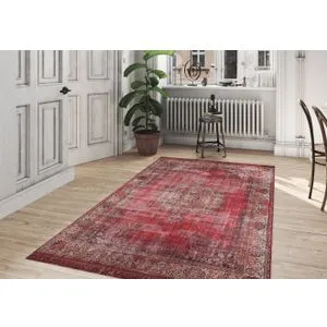 Blues Chenille - Red AL 119 Multicolor Hall Carpet (75 x 230)