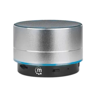 Bluetooth zvučnik Manhattan 165327 LED, 3W metalic
