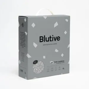 Blutive Active Carbon Grey G180, pesak za mačke 6l